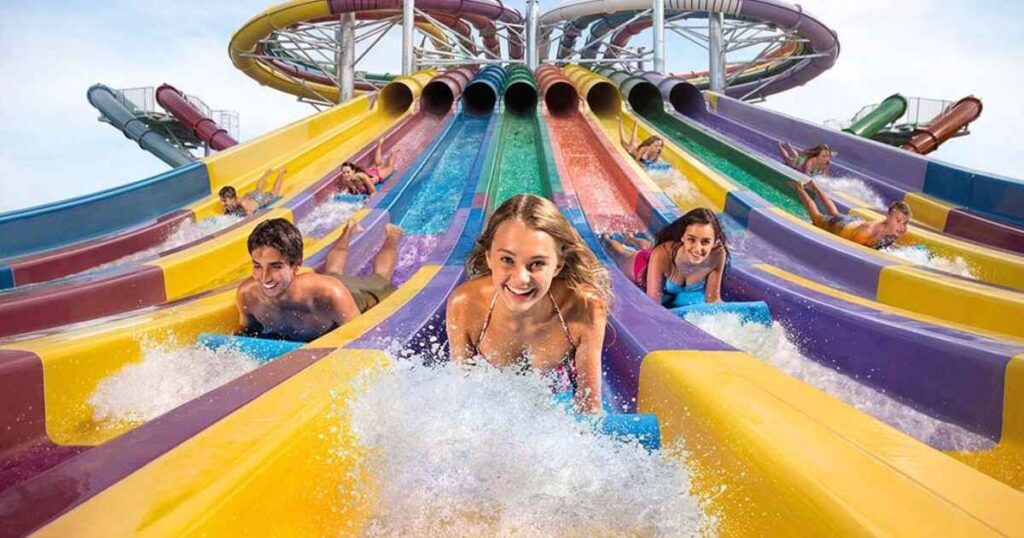Adventure-Filled Water Park Captions