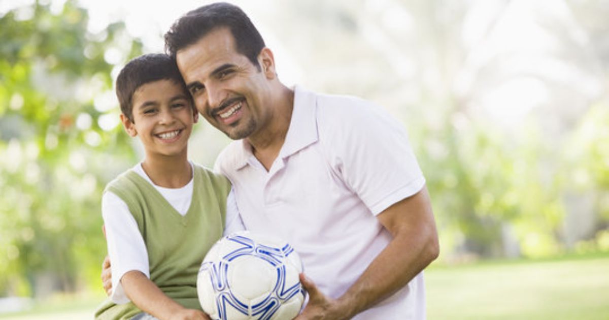 Captions for Father and Son