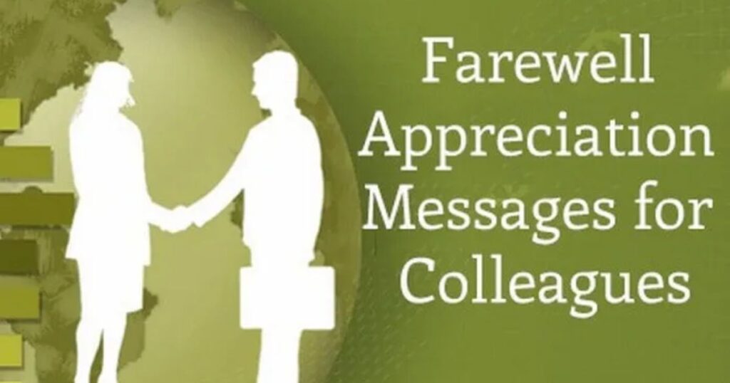 Farewell to Colleagues