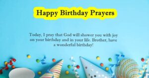 Happy Birthday Prayer