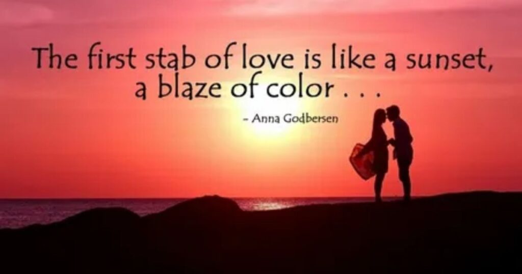 Love and Sunset Instagram Captions