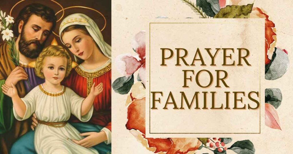 Prayer For Families