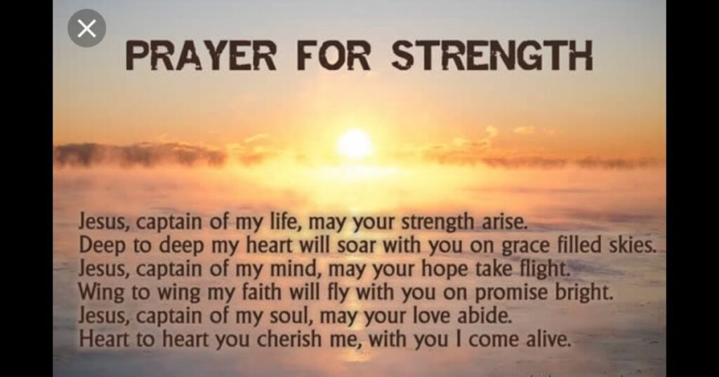 Prayer Points for Strength and Encouragement