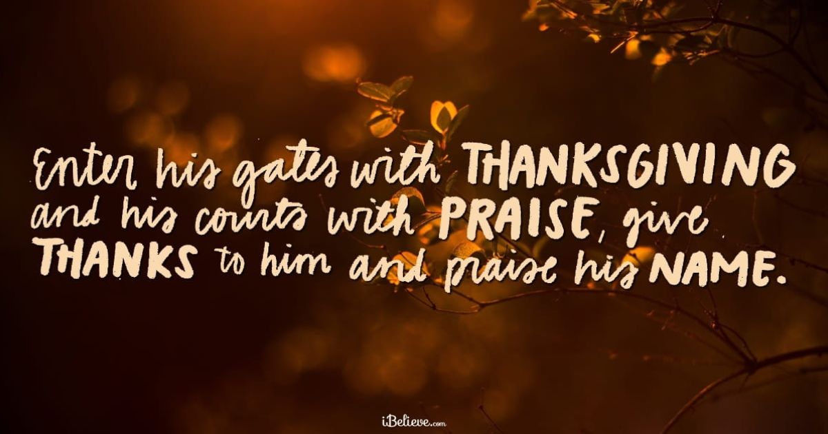 Thanksgiving Prayer