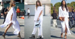 White Dress Captions