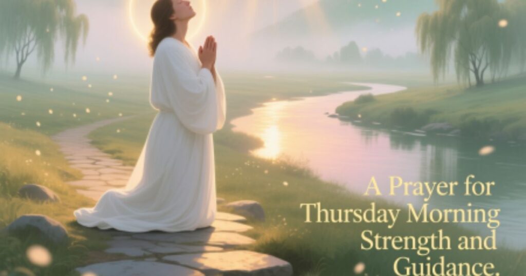 A Prayer for Thursday Morning Strength and Guidance