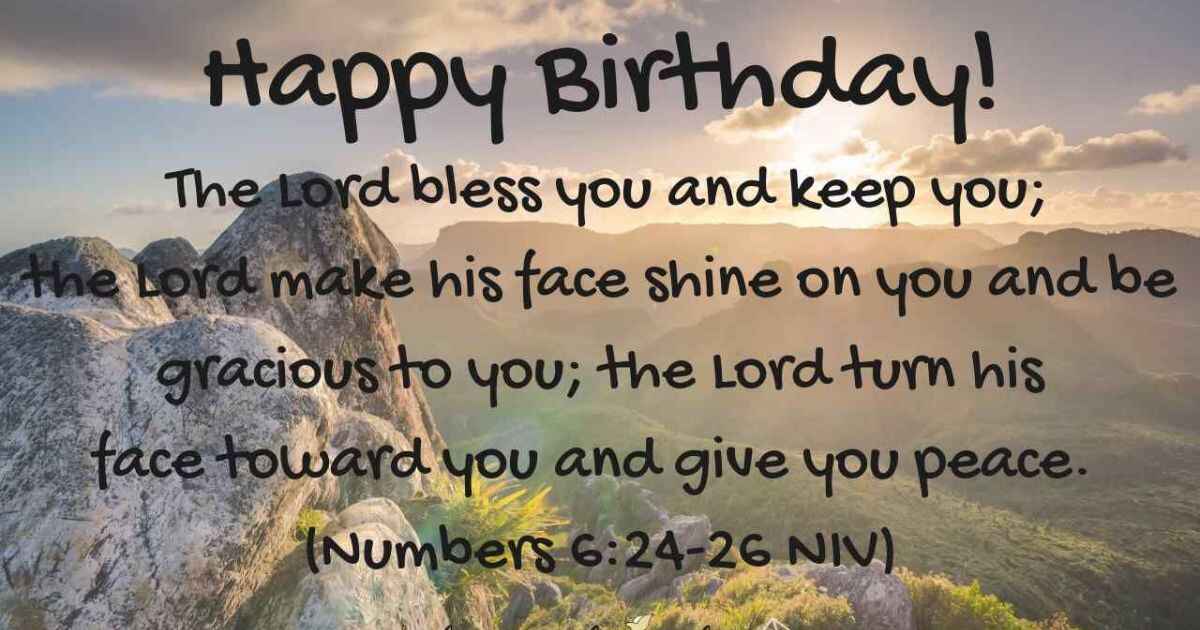 Birthday Bible Verse