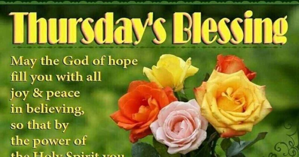 Happy Thursday Blessings