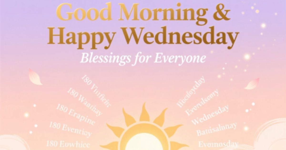 Happy Wednesday Blessings