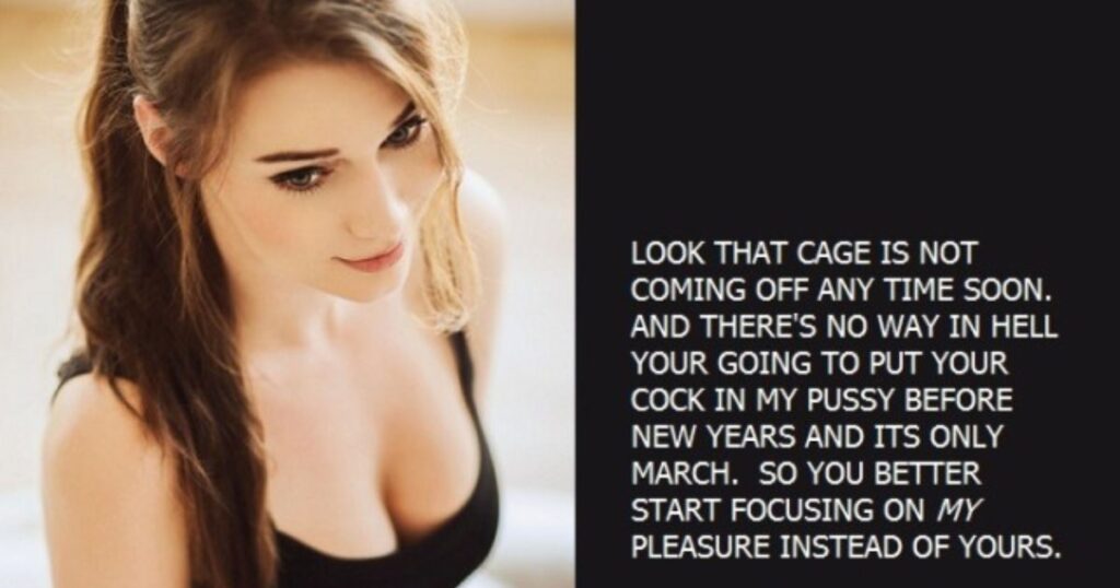 Female Chastity Captions