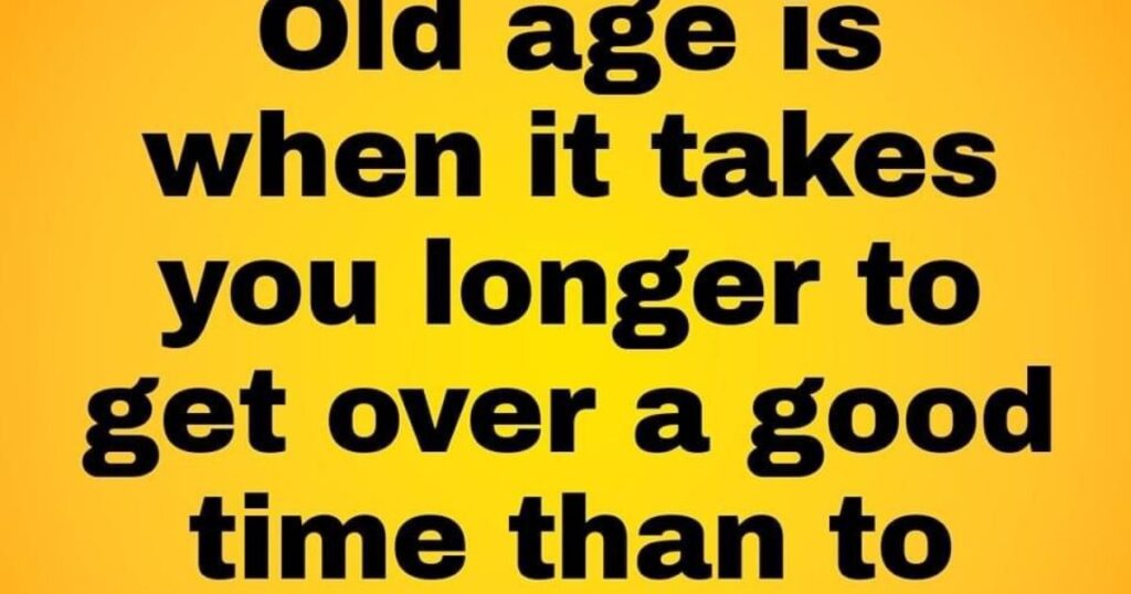 Getting older means knowing more about the world and caring less about what the world thinks