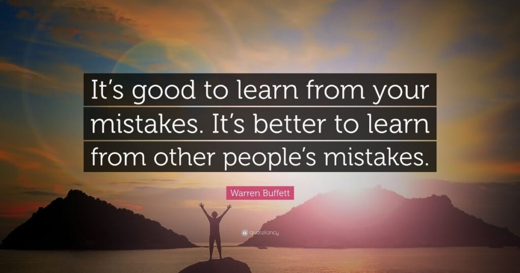 Quotes About Learning from Mistakes and Doing Better